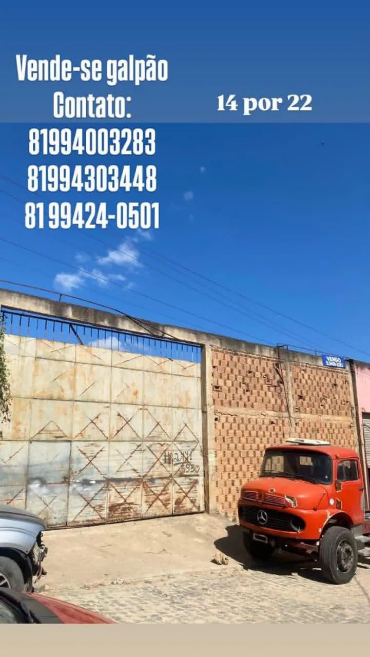 Venda de galpão