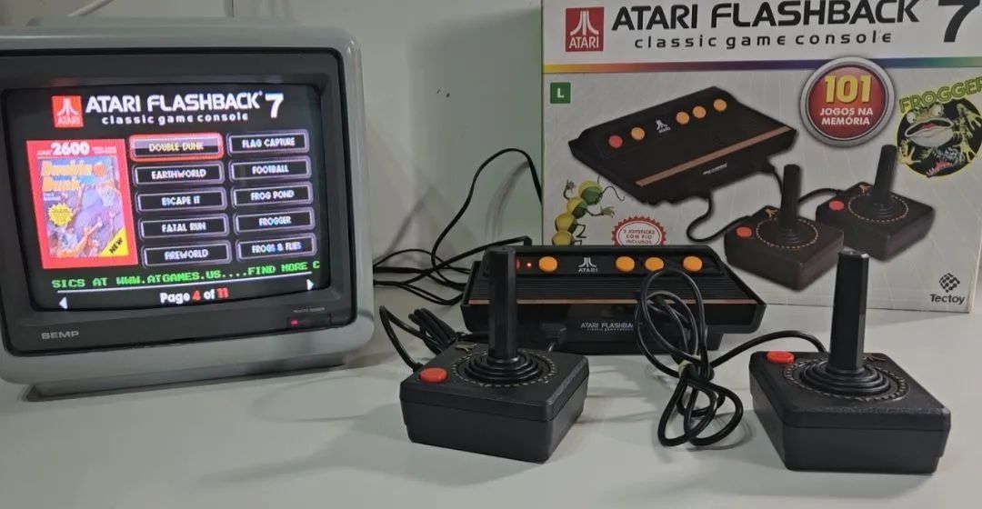 Atari Flashback 7 seminovo com caixa completo - Foto 2