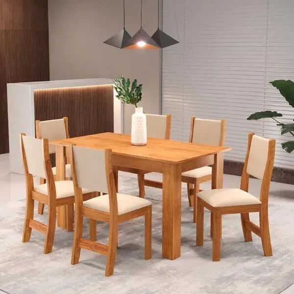 Super Oferta Mesa de Jantar Violeta com Cadeiras Sol Bronze (entrega grátis)