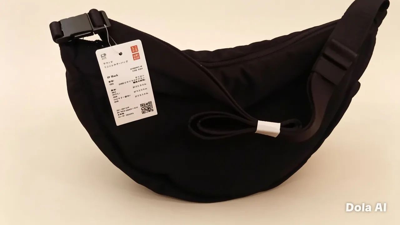 Bolsa original oniqlo preta comprada no Japão com nf 