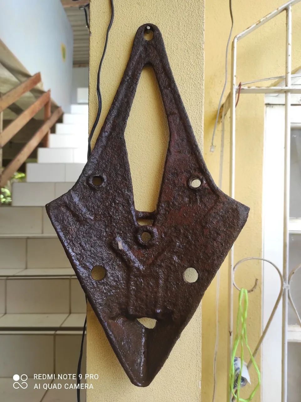 Ponta de arado antiga,para decoração: - Foto 5