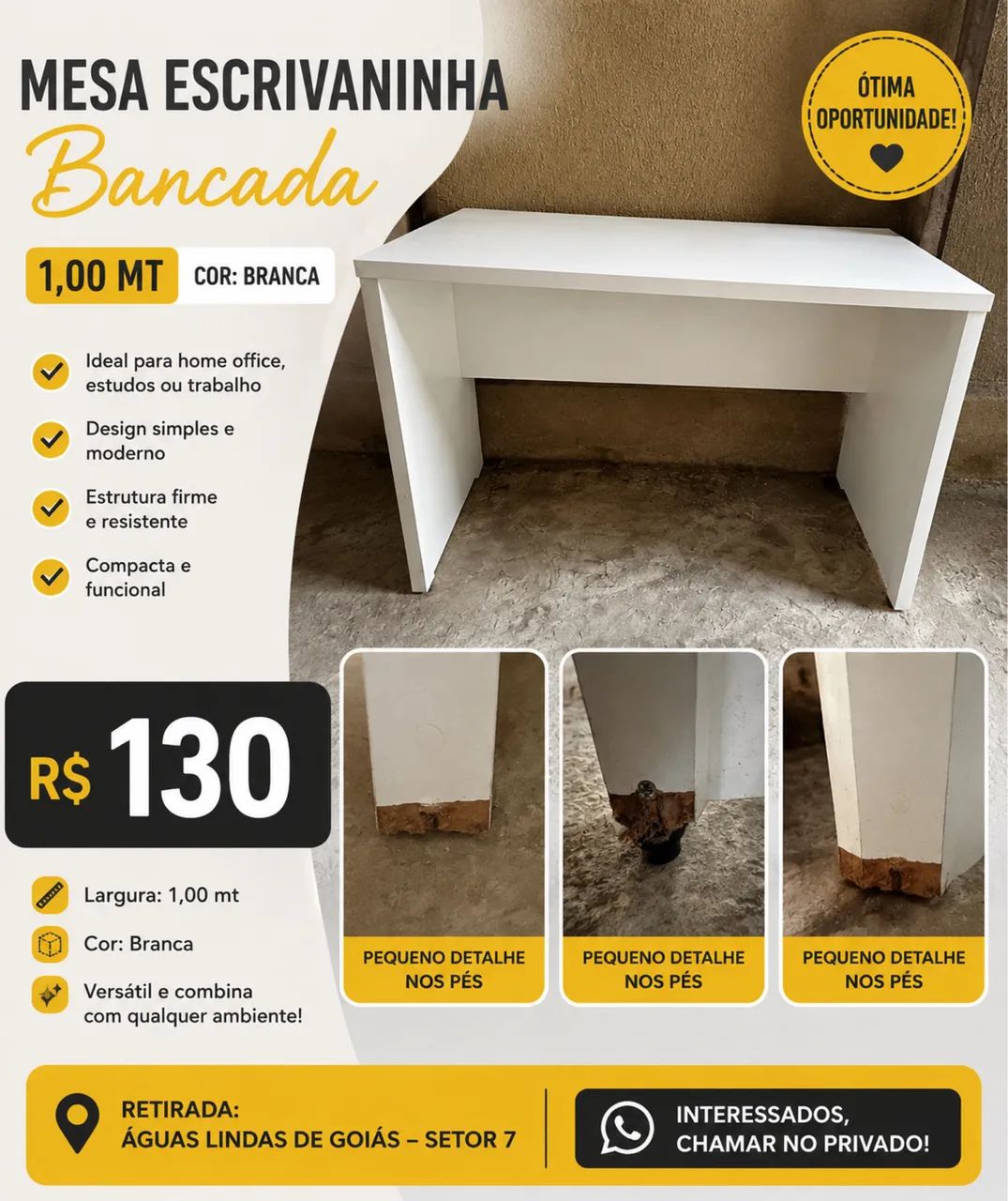 Mesa escrivaninha 