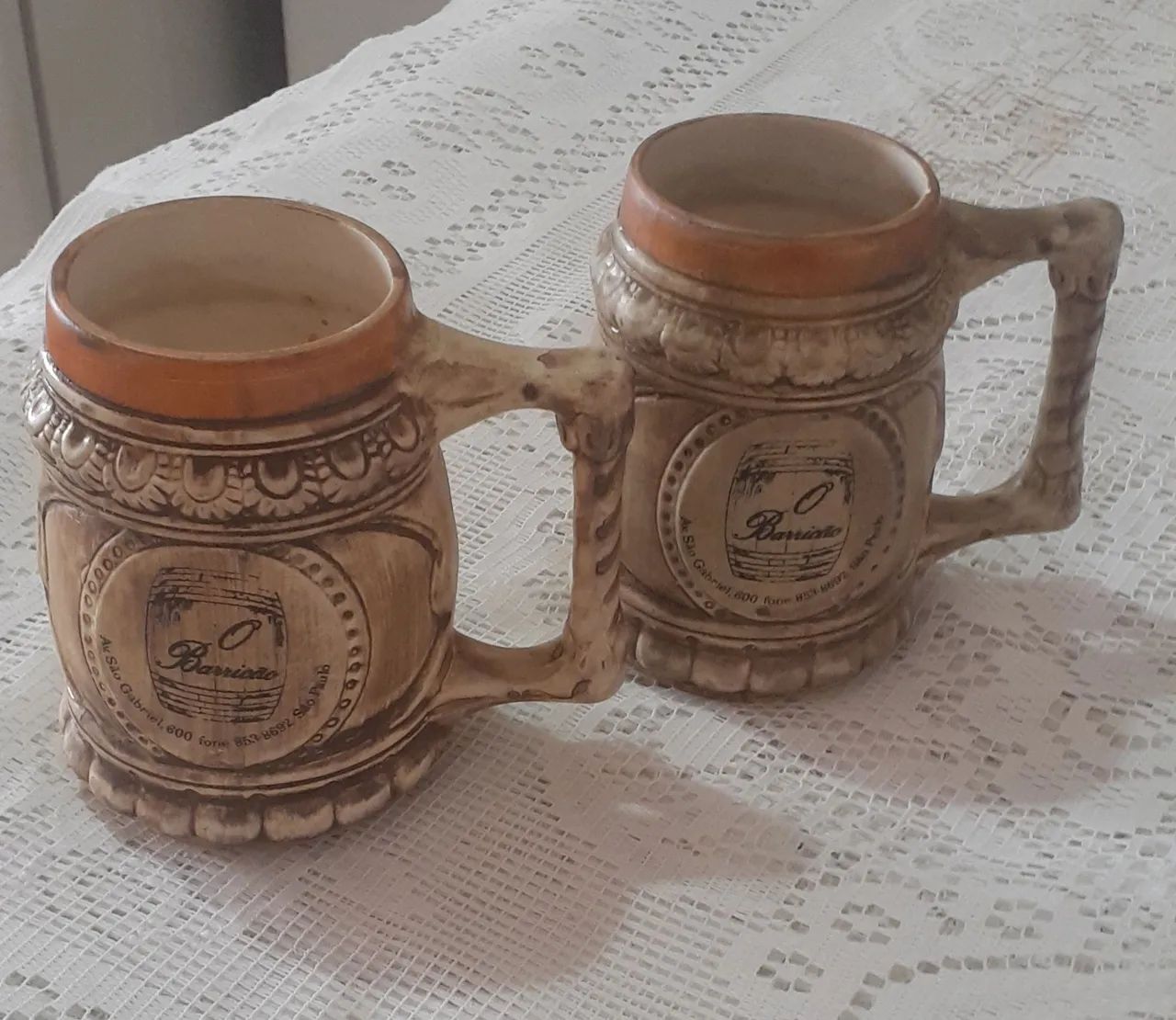2 CANECAS em forma de barril RETRÔ - Foto 5