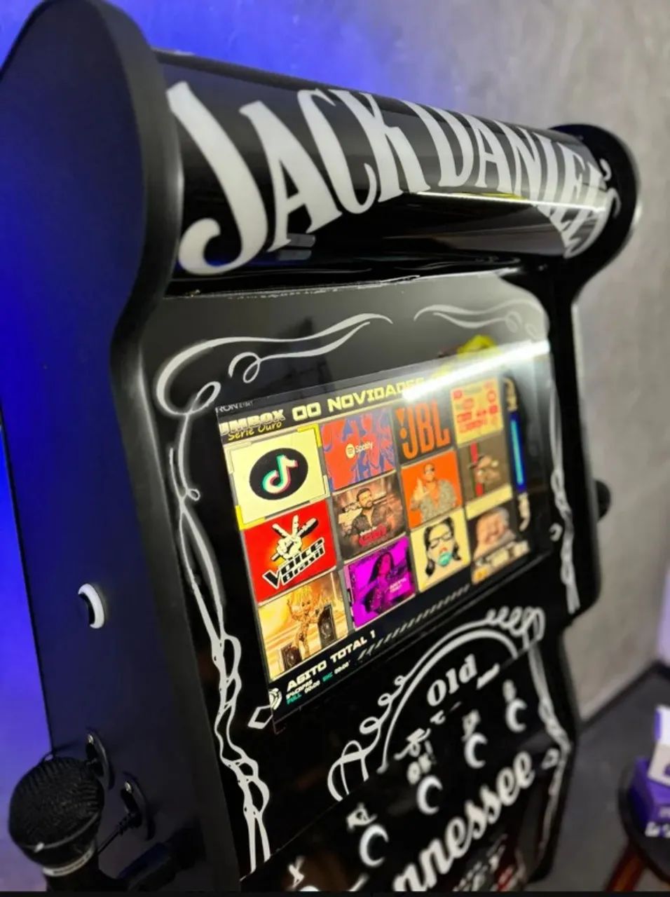 Equipamento de Som PROFISSIONAL Karaoke leds - Foto 3