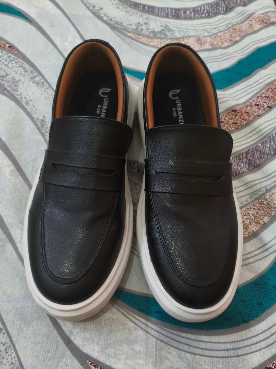 Sapato Masculino Mocassim Couro