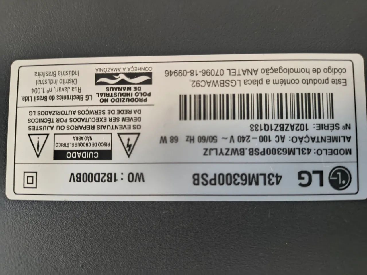 Vendo tv de 50 pelegada e uma de 43 polegadas, para retirada de pecas,  - Foto 3