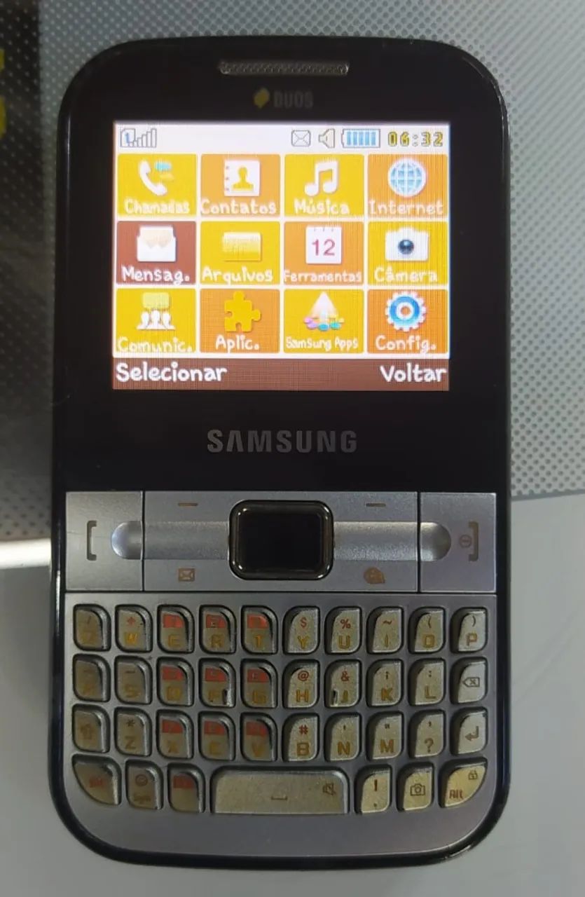 SAMSUNG C3222 PRATA COM PRETO RARIDADE