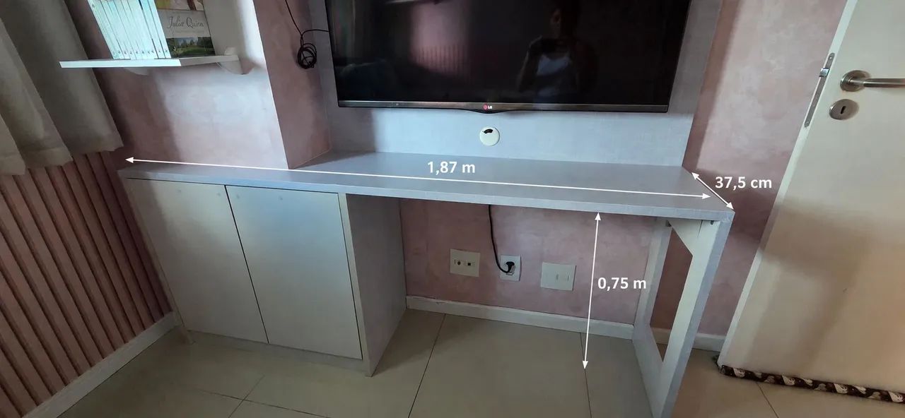 Painel de tv com bancada - Foto 3