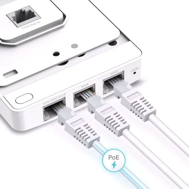 Ponto de acesso WiFi de parede Omada Ac1200/Vc Mu-MIMO Gigabit 