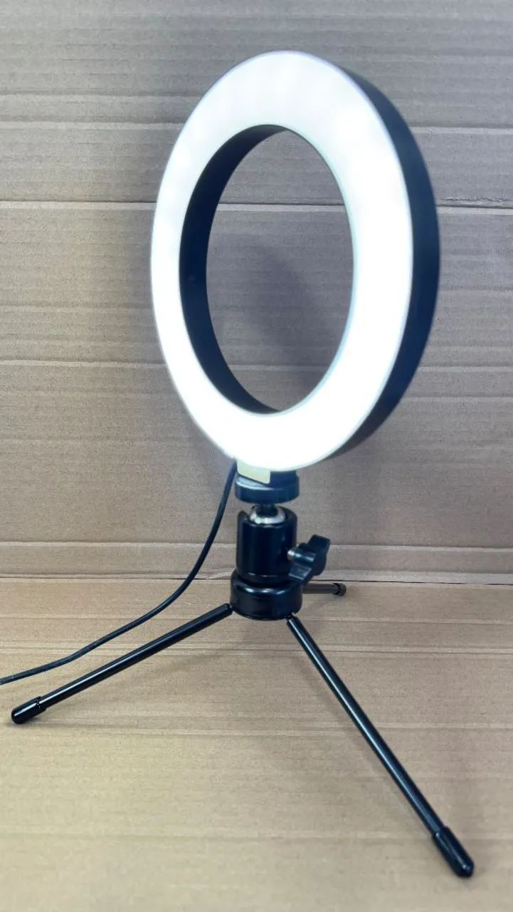 Led ring light 6" (3 tom de ilumina ção) - Foto 2