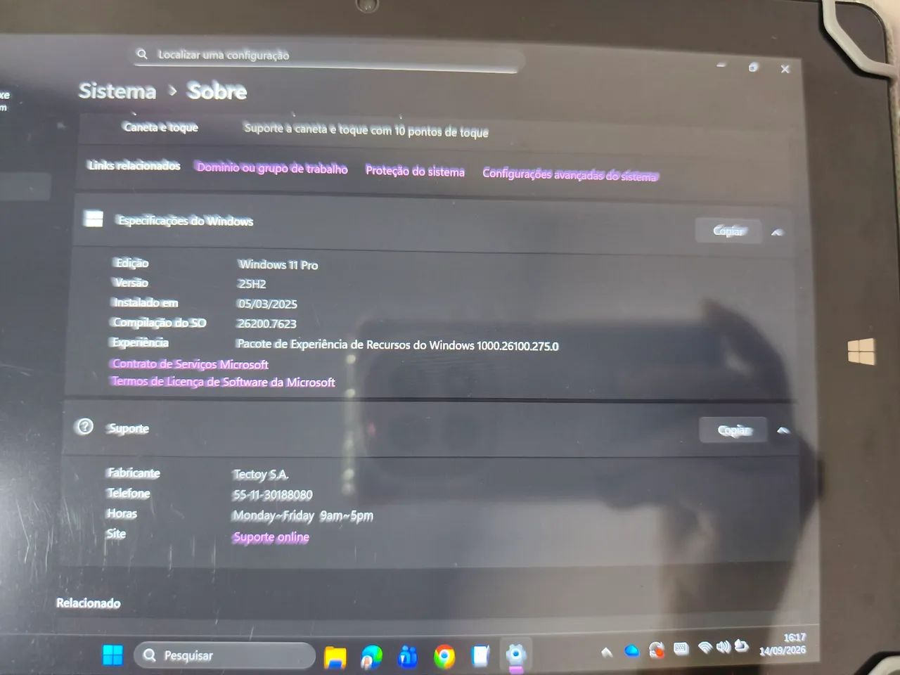Vendo tablet Tectoy Pense Bem com Windows 11, 6BG RAM e 128 GB memória  - Foto 4