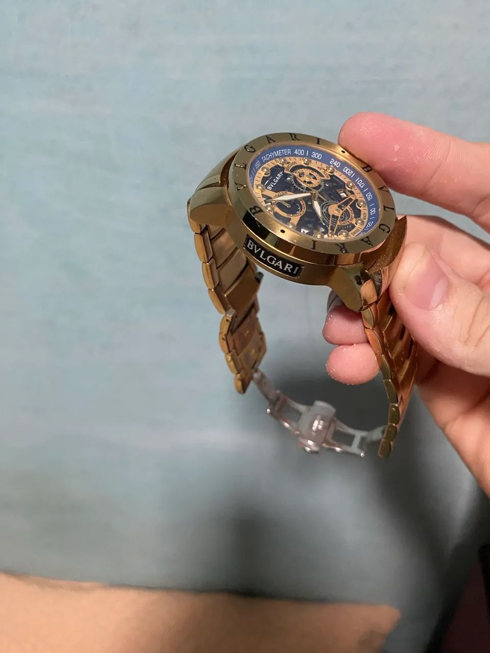Relógio bvlgari dourado - Foto 4