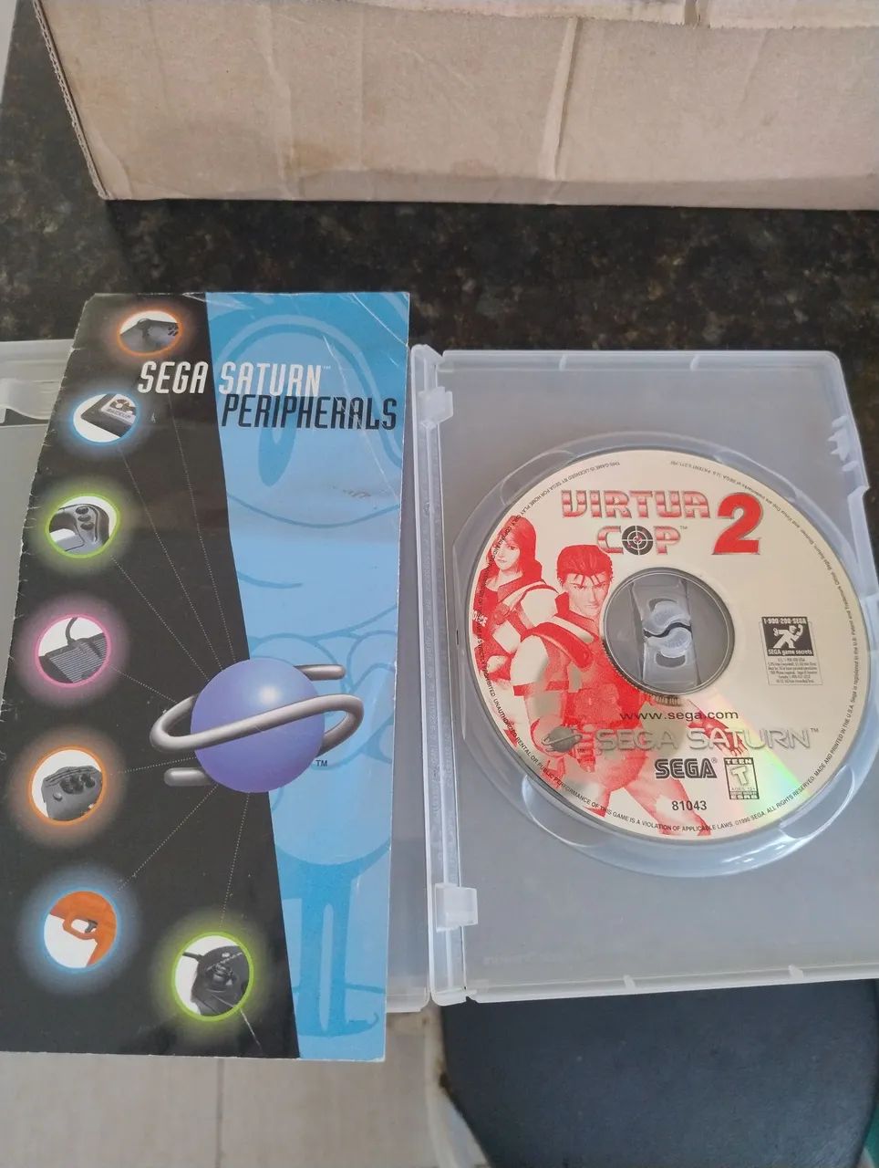 Jogo Sega Saturn Virtua Cop 2 (loose)<br>