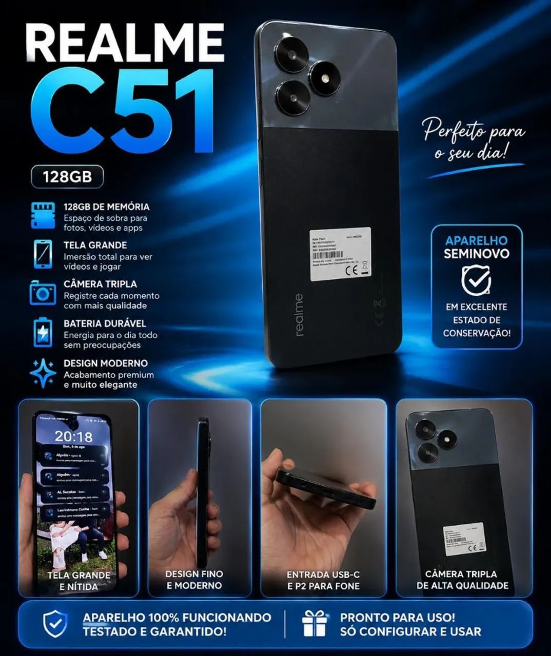 Realme C51 128GB zero