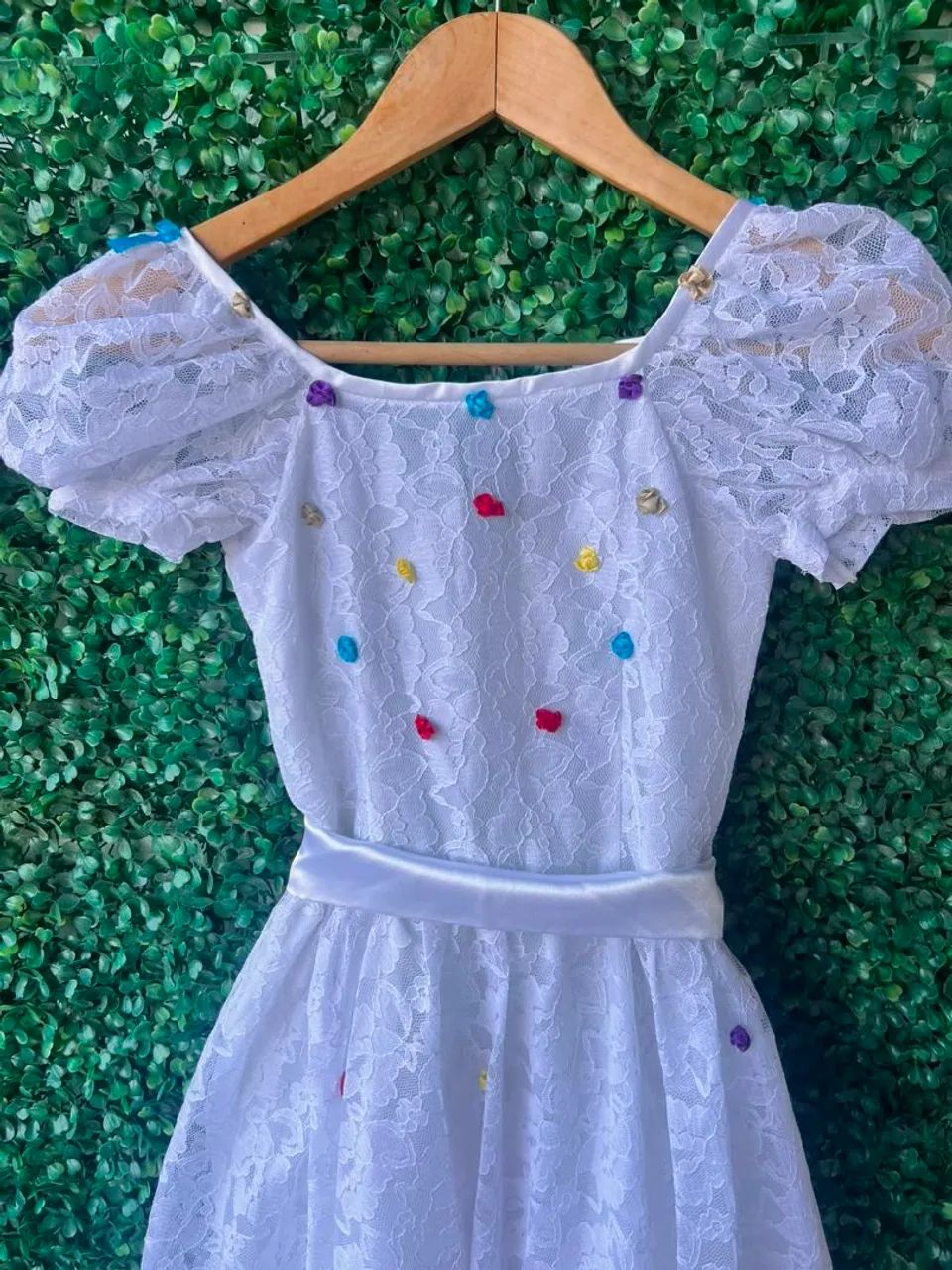 Vestido junino em renda - Foto 4