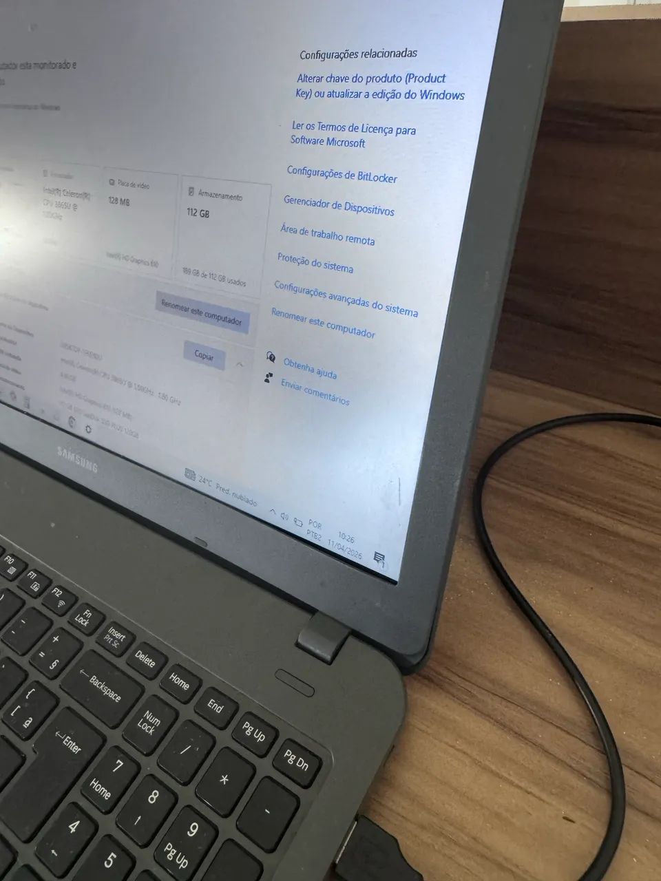 Notebook Samsung 