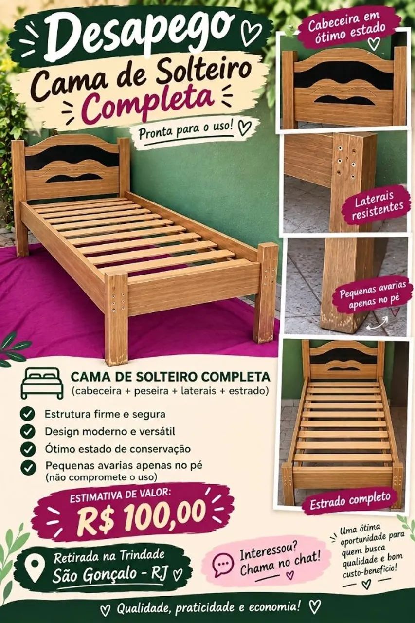 Cama de solteiro  - Foto 4