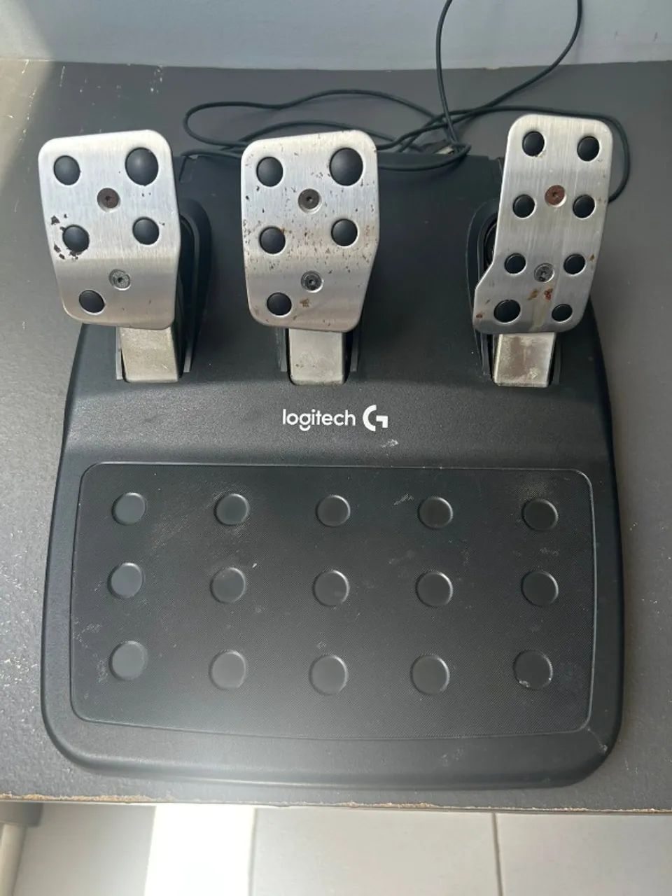 Volante Logitech + Câmbio Logitech - Foto 3