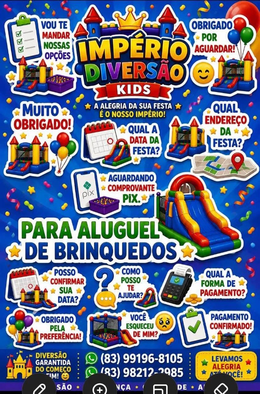 Império kids :pula pula, piscinas de bolinhas e brinquedos inflável, algodão doce e pipoca - Foto 3