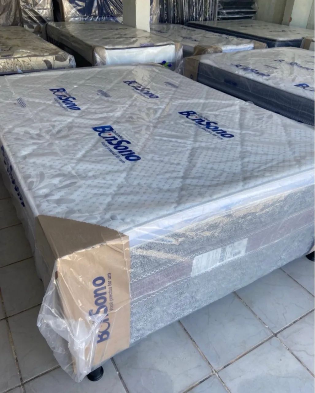 Cama box casal D28 9cm 