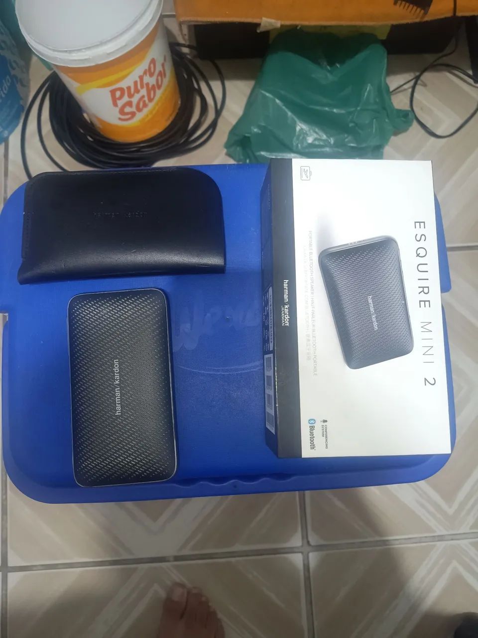 Caixinha de som bluetooth portátil  - Foto 2
