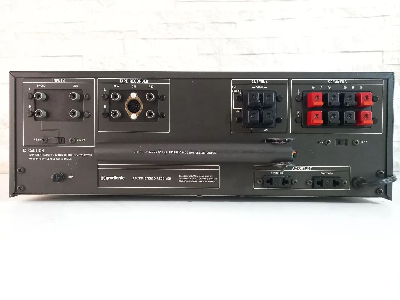 Receiver Gradiente S-106, LINDO!!!!!, funcionando perfeitamente.  - Foto 5