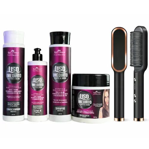 Kit Liso Imediato Redutor de Volume Bell Corpus