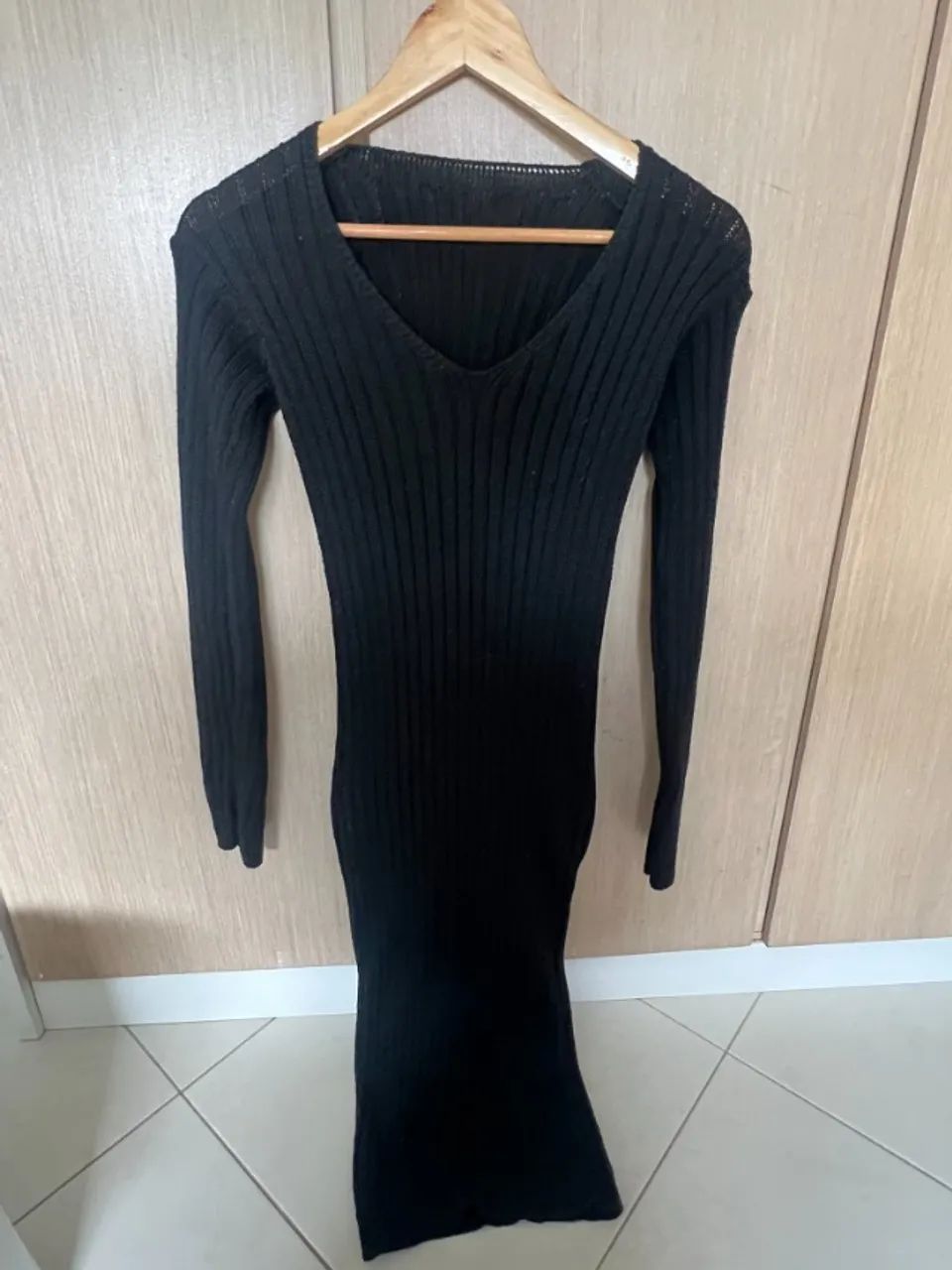 Vestido de Lã - Justo no Corpo