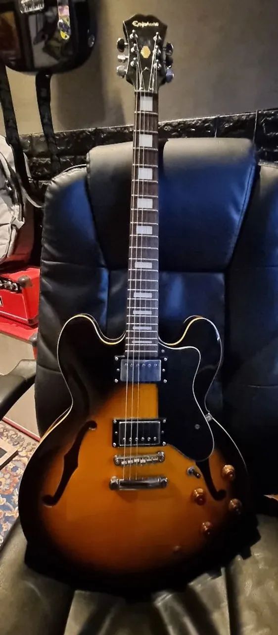 Epiphone Dot Super VS Flame Top - Instrumentos musicais - Centro