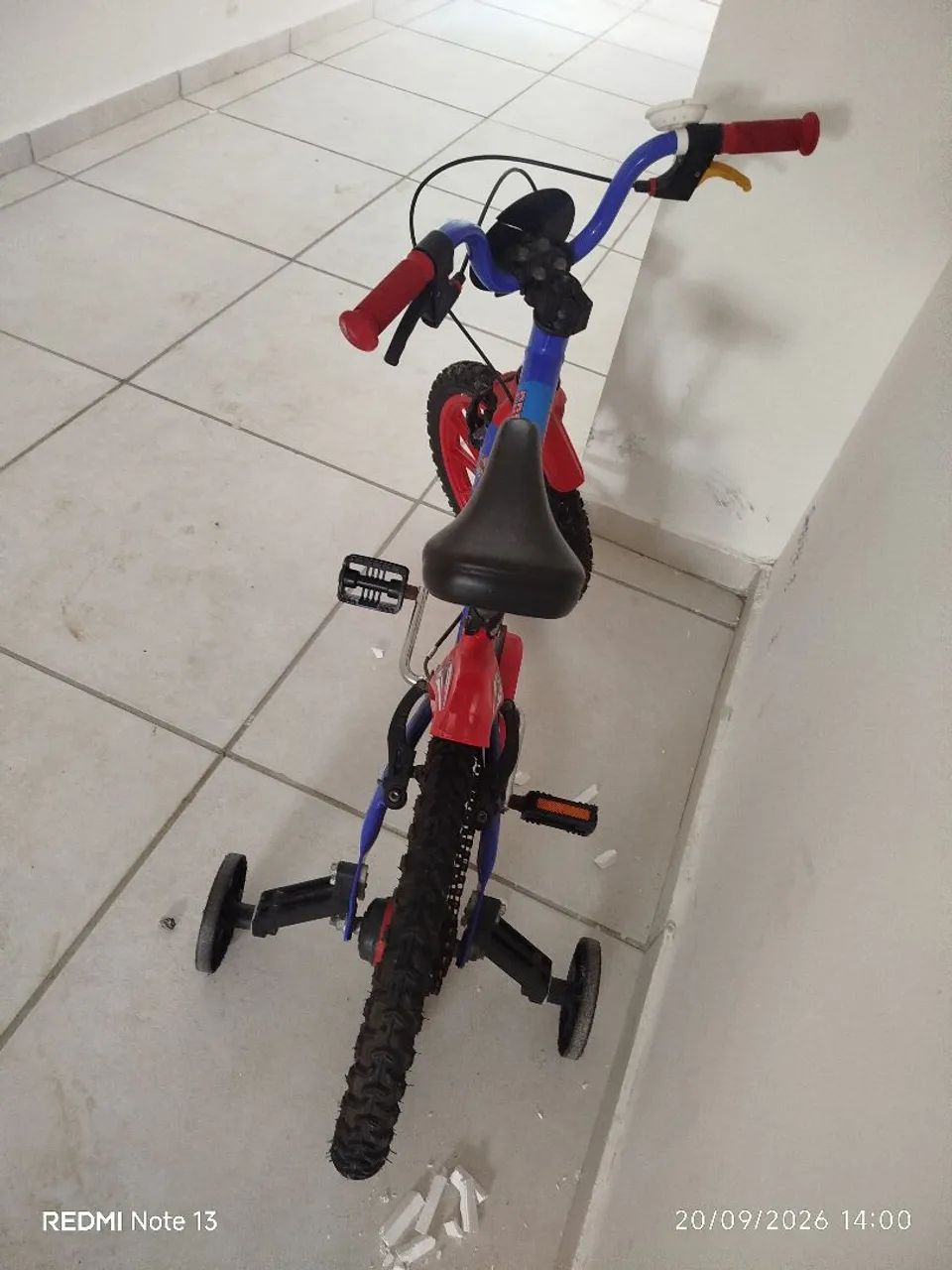 Bicicleta capitão América 