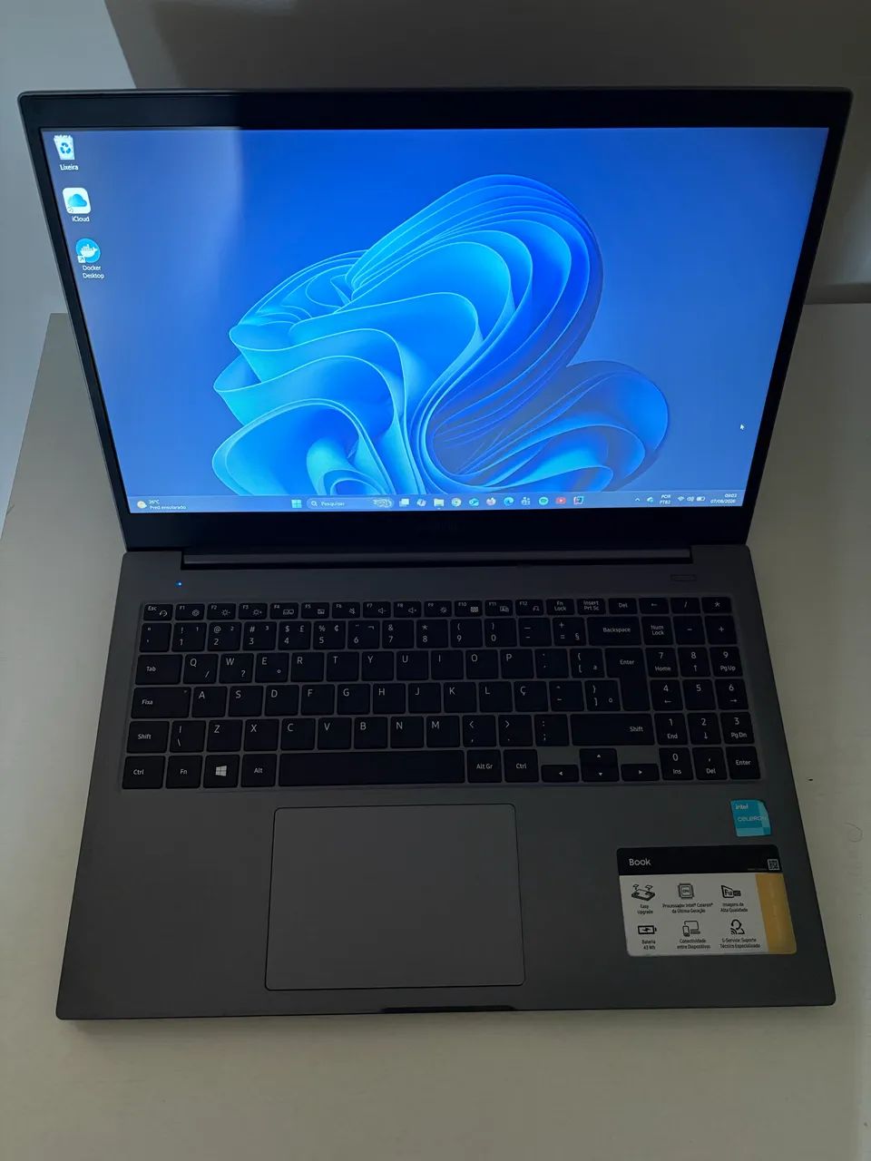 Notebook Samsung Book Celeron N4020 | 4GB RAM  | 256GB | Full HD  - Foto 2