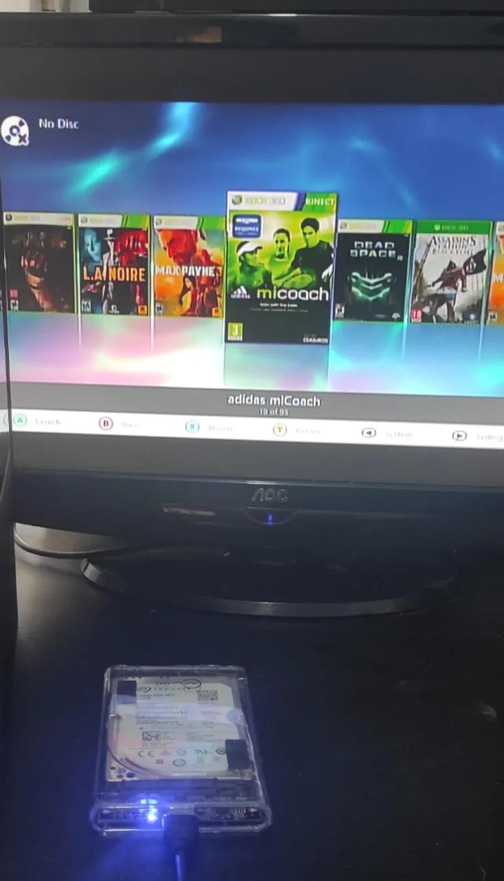 HD Externo Xbox 360