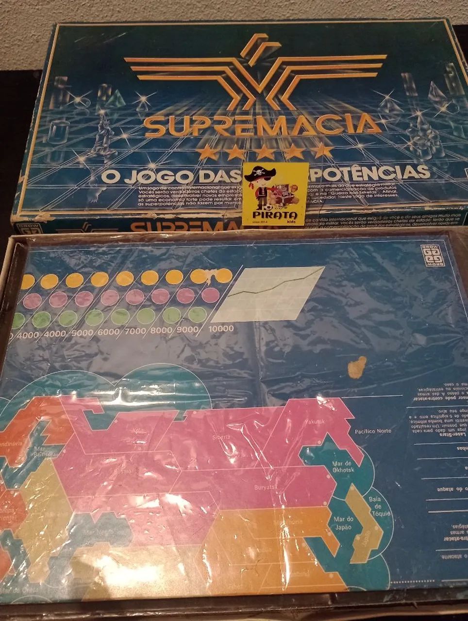 Jogo Tabuleiro Supremacia Grow anos 80 Completo  - Foto 2