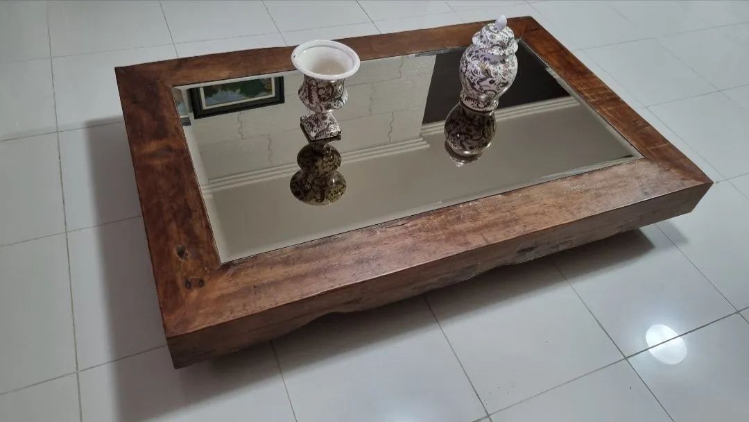 Mesa de centro madeira maciça