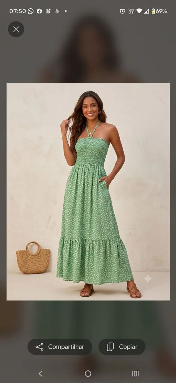 Vestido longo estampados  - Foto 3