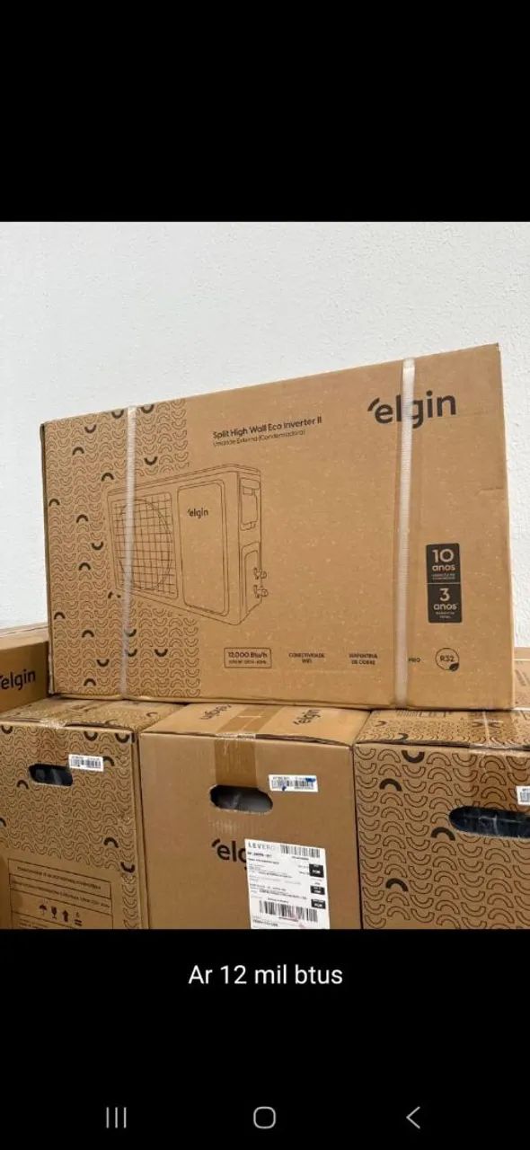 Ar condicionado elgin 12 mil btus