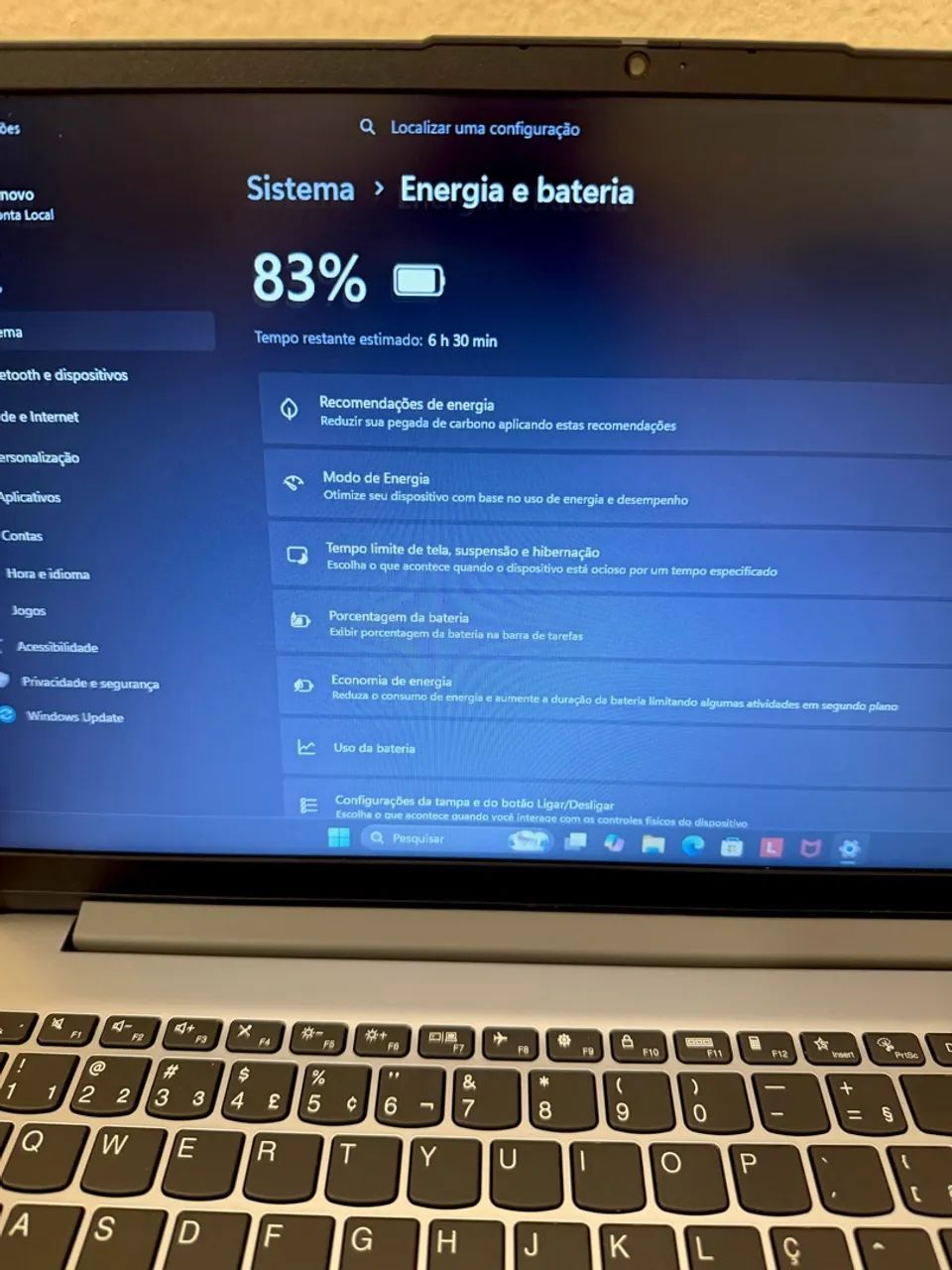 Notebook Lenovo i3 de 12 Ger IMPECÁVEL  - Foto 5
