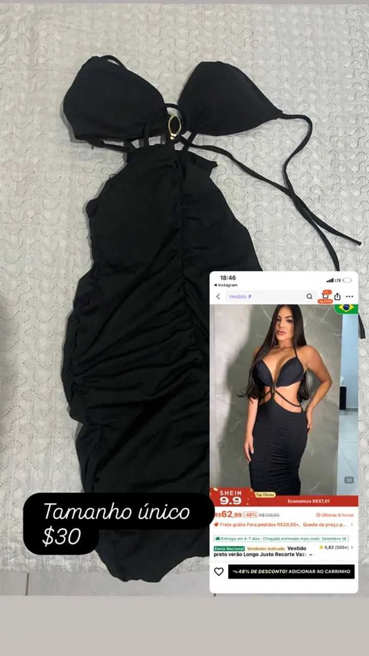 Roupa feminina vestido 