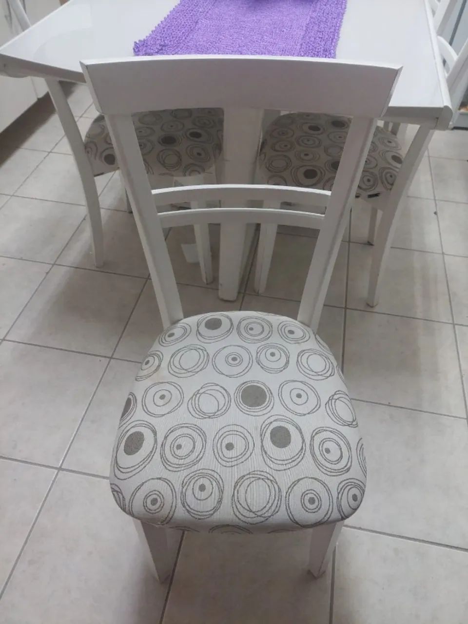 Mesa de jantar extensível - 6 cadeiras - Foto 4