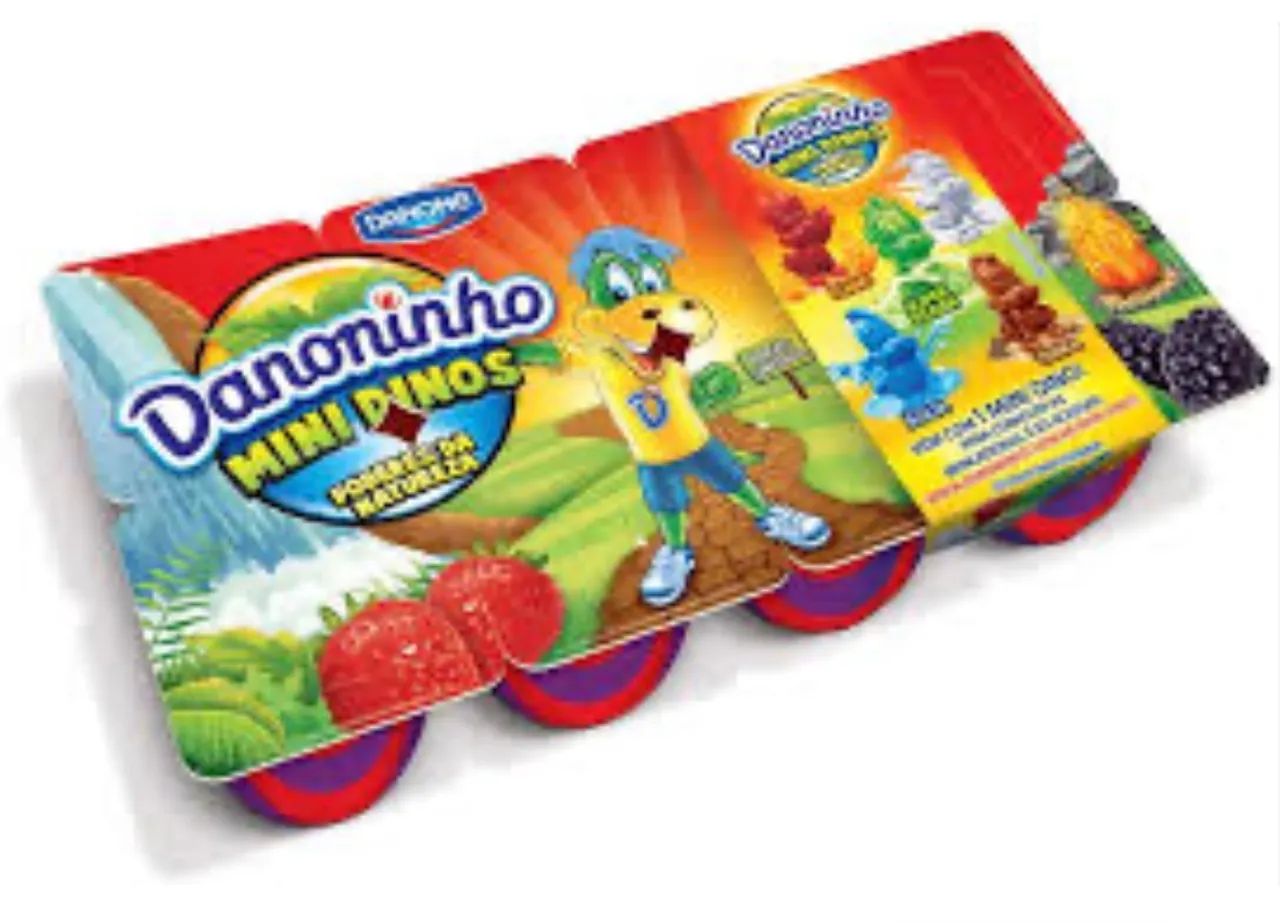 Coleção Mini Dinos Danone - marrom  - Foto 3