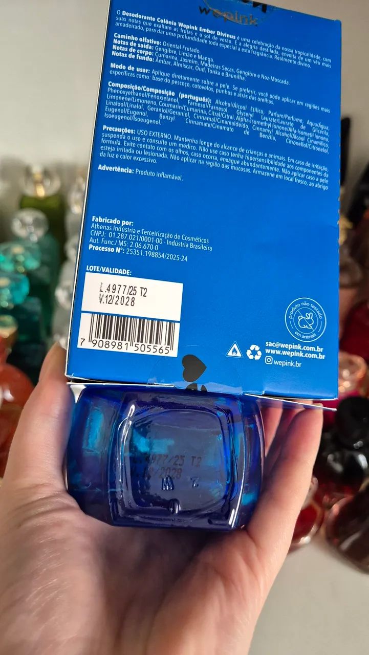 Perfume ember divinus wepink vendo ou troco - Foto 3