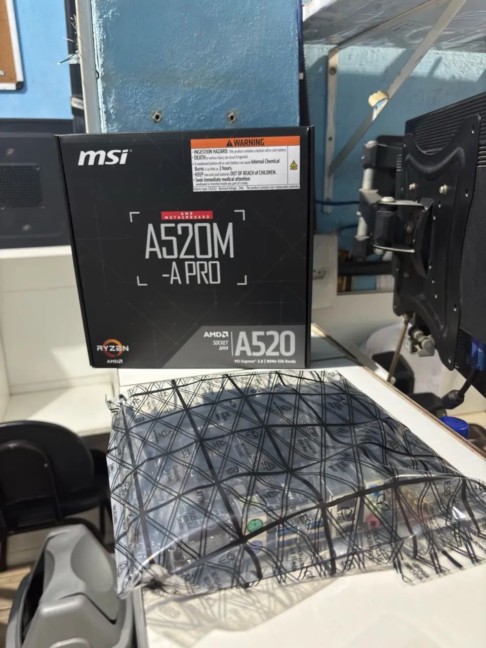 PLACA MÃE MSI A520 A PRO