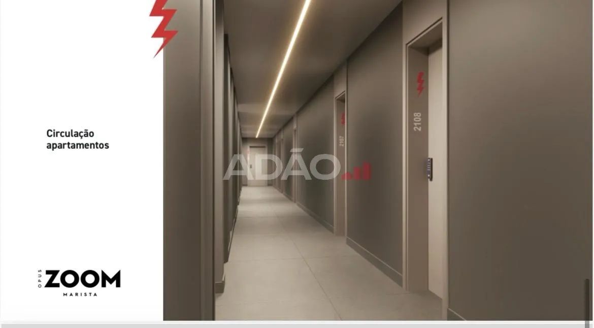 Ágio Opus Zoom Marista Apartamento com 1 Quarto(s) e 1 banheiro(s) à Venda, 36.22 por R$ 4 - Foto 9
