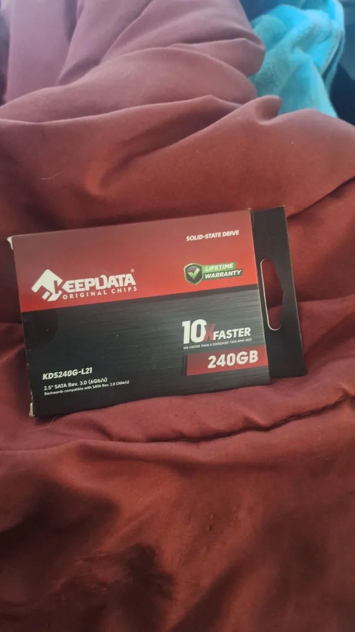 Ssd keepdata 240gb novo!