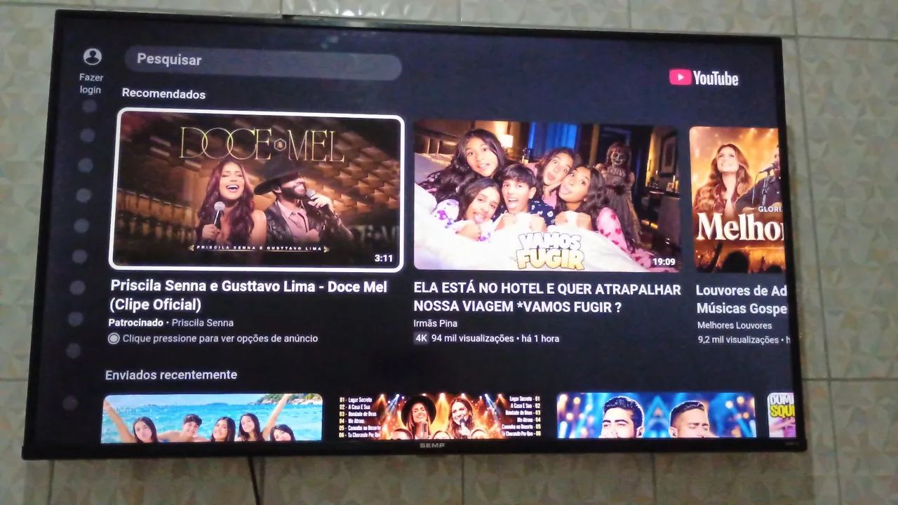 Tv Semp 50 polegadas smart 4k roku tv  - Foto 3