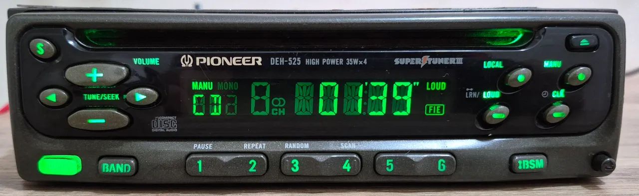 CD Player Pioneer DEH 525 Bluetooth 