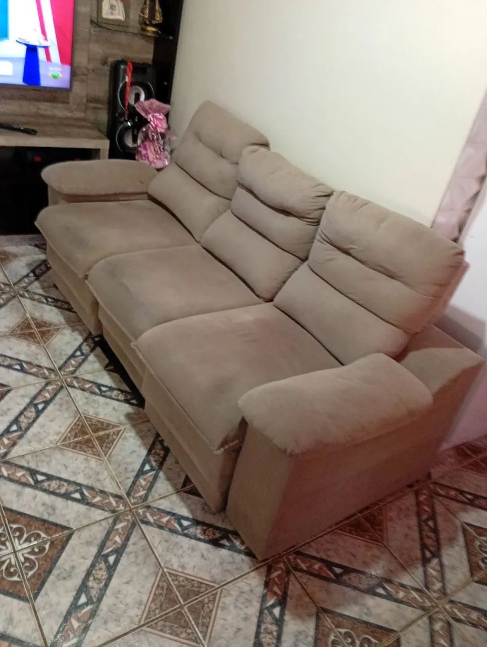 Conjunto 2 sofás de 3 lugares - Foto 2