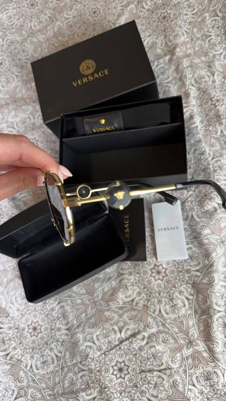 Óculos Aviador Versace - Foto 4