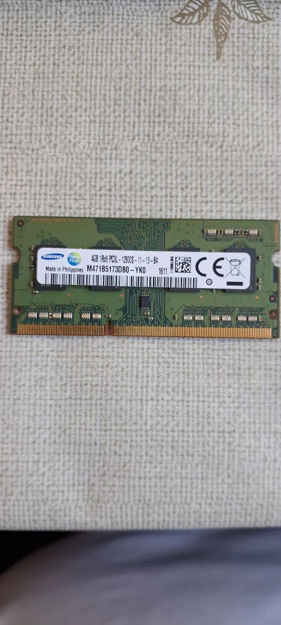 Memória DDR3L 4GB