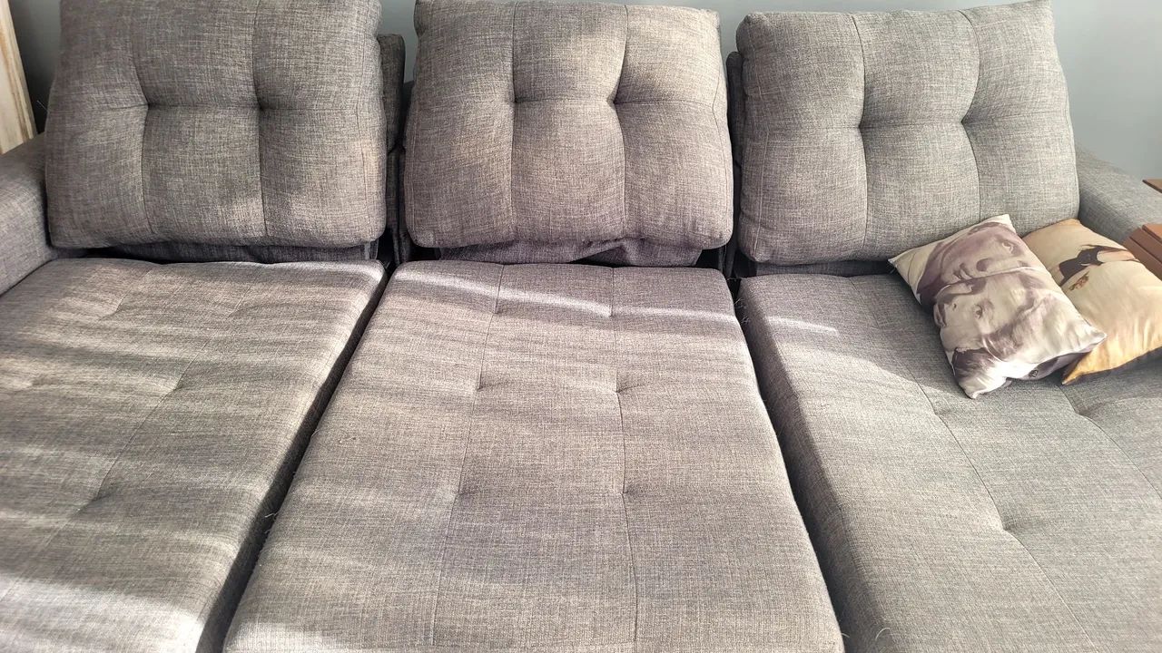 Sofa retratil de três lugares - Foto 5